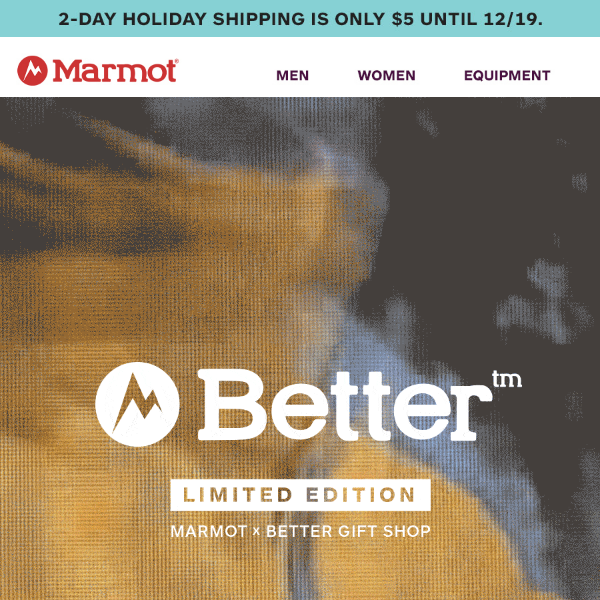 🆕Marmot x Better Gift Shop Collection...