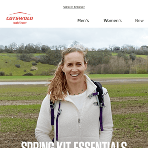 Helen Glover's spring kit list ⛰️