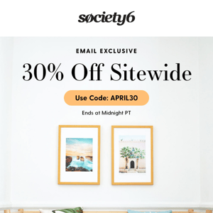 Hey, Friend! Here's 30% Off 🤗