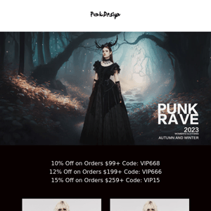 Punk Rave Women's Autumn New Arrivals | Gothic Style