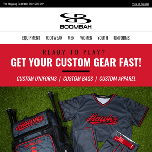 Ready to Play? Get Your Custom Uniforms and Bags Fast!