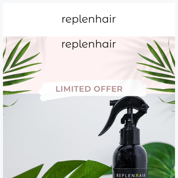 Replen Hair, Free Shipping on Everything! No Minimum Order Required. 😍😍