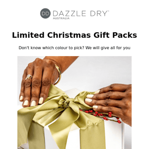 Dazzle Dry Limited Christmas Gift Packs