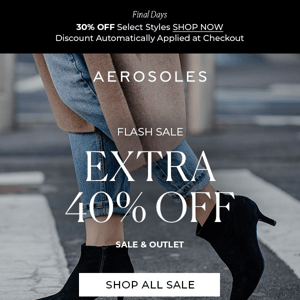 EXTRA 40% OFF Sale & Outlet
