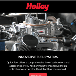 TOP-OF-THE-LINE FUEL SYSTEMS: Check Out Quick Fuel Carburetors!