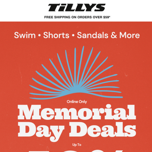 Ends Today! 50% Off ➡Memorial Day Deals