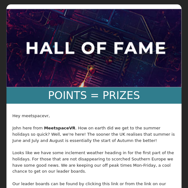 MeetspaceVR , Take a look, did you make the Hall of Fame 👀