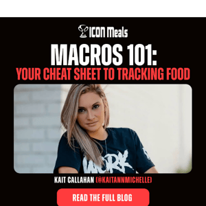 Macros 101: Your Cheat Sheet to Tracking Food