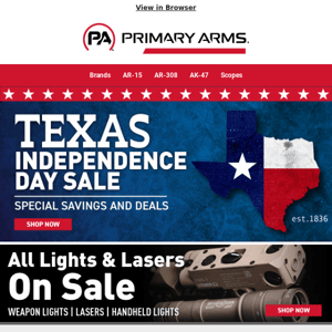 TEXAS Sized DEALS Right NOW!​
