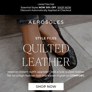 Trending: Quilted Leather
