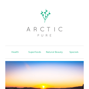 Energy and vitality from Arctic Pure supplements and berry powders