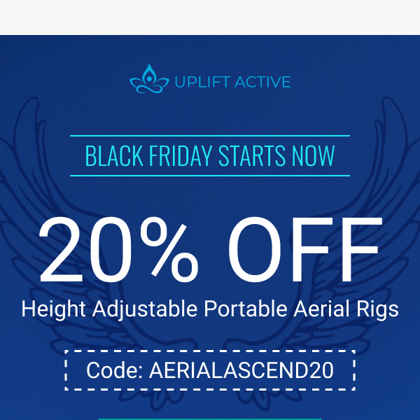 Save 20% on aerial rigs while you can →