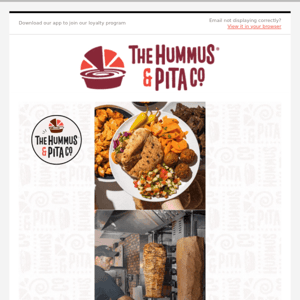 Host your gathering with The Hummus & Pita Co.