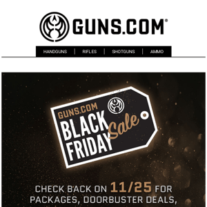 Psst...Here's A Sneak Peek At Our Black Friday Offerings!