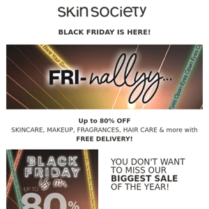 Black Friday is ON! 🤩