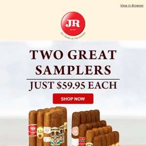 Take your pick ➤ Two super samplers only $59.95 each!