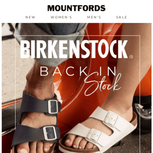 Birkenstock Back in Stock...🇩🇪☀️