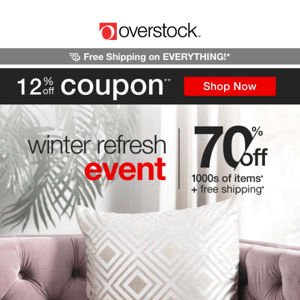 12% off Coupon☃️ Get Cozy with Everything You Need For Your Dream Home! Shop Now!