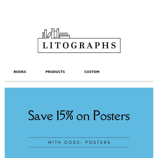 Poster Sale!