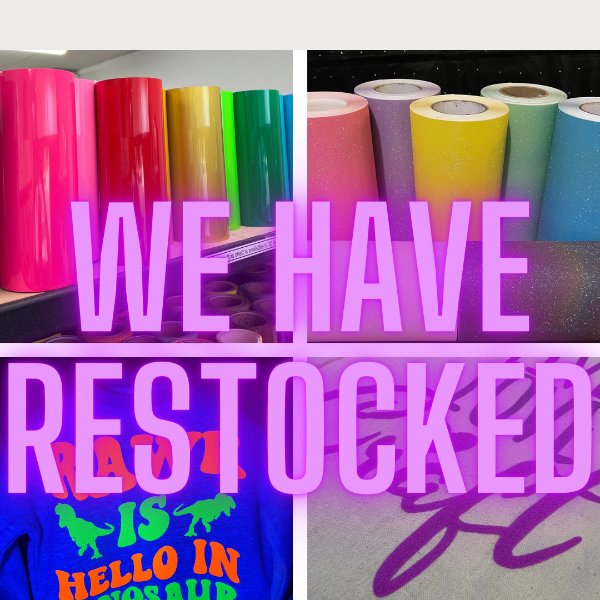 WE HAVE RESTOCKED!