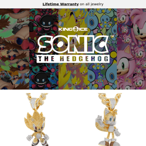 Gotta Go Fast: Limited Edition XL Sonic Necklaces