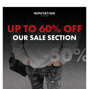 Upto 60% OFF in our SALE section 📦