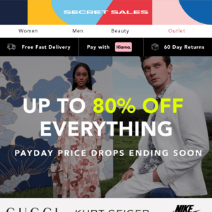 PRICE DROPS end soon! Up to 80% off ASOS, Converse, PUMA & more.