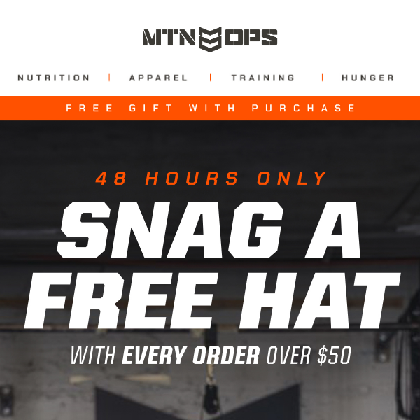 🧢 FREE HAT for a limited time 🧢