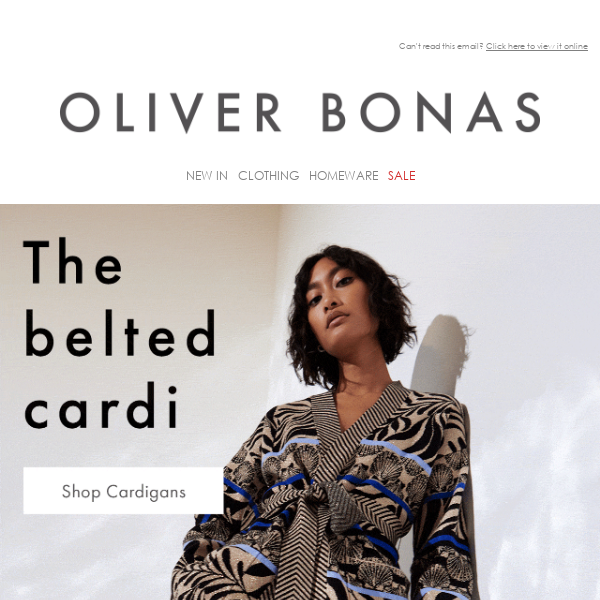 The belted cardi | Spring clear-out​