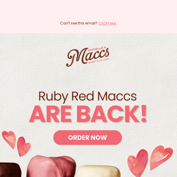 Sweet Surprise! Ruby Red Macc Has Returned 💘