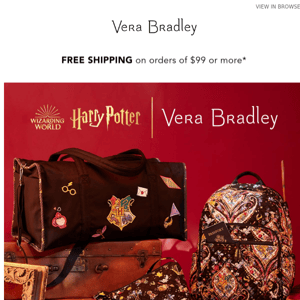 Calling all wizards and Muggles™: NEW Harry Potter™ | Vera Bradley is HERE!