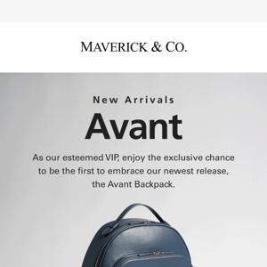 Introducing Avant: Elegance Reimagined for the Modern Professional