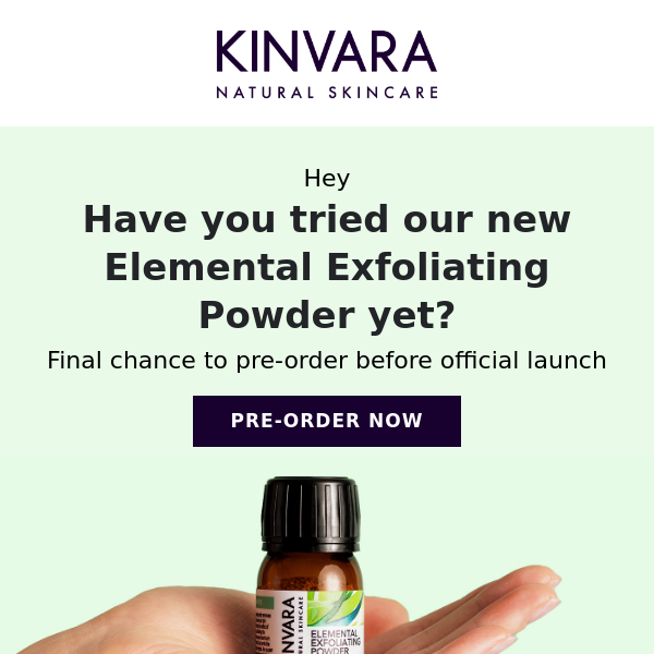 Exfoliating Powder Pre-Sale Now On! 💚
