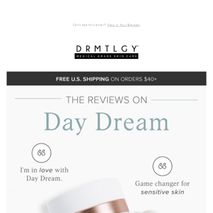 THE REVIEWS ARE IN: Day Dream SPF44 ⛅