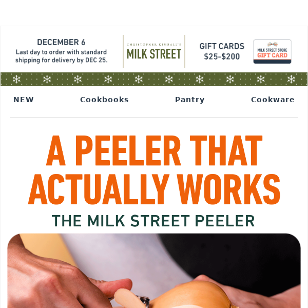 It's Finally Back! Our Reimagined Vegetable Peeler - Christopher Kimball's Milk  Street
