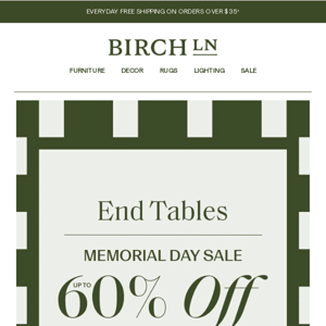 End tables 〰️ Up to 60% off 〰️ Memorial Day S A L E 〰️