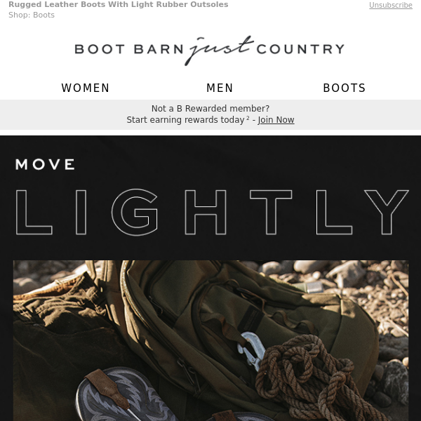 Heavy Duty & Lightweight - Boot Barn