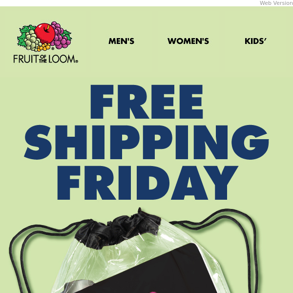 Free Shipping Friday + free gift!