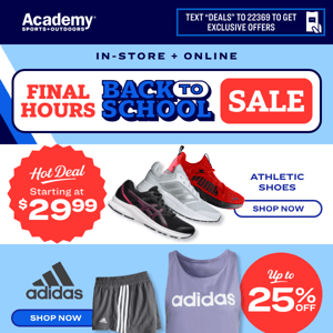 HOT DEAL 🔥 Athletic Shoes, Starting at $29.99