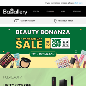 Bagallery BEAUTY BONANZA IS LIVE!!!!!