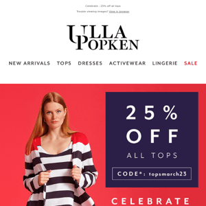 25% off TOPS ends ...