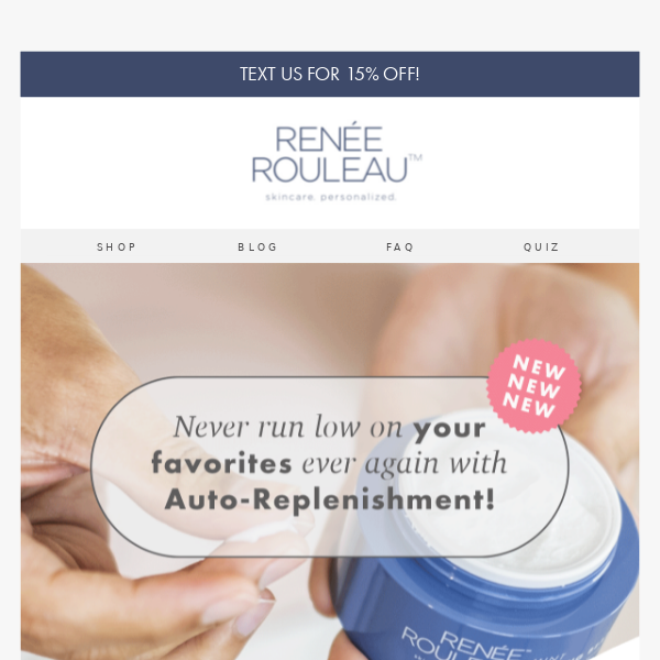 Attn: Auto-Replenishment is Here 😍