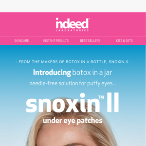 😲BOTOX FOR 19.99?? SNOXIN II UNDER EYE PATCHES ARE HERE!! 💙