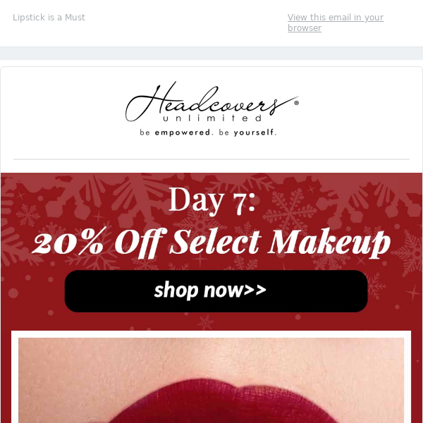 12 Days of Deals Continues💄20% Off Makeup