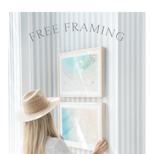 Free Framing & Shipping