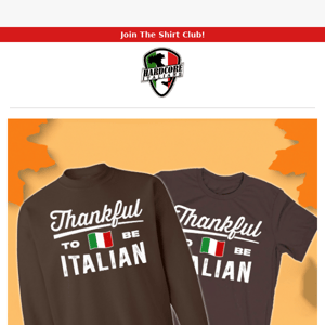 🦃 An Italian Thanksgiving: New Design! 🇮🇹