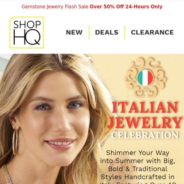 UP TO 65% OFF 🇮🇹 NEW Italian Jewelry Arrivals