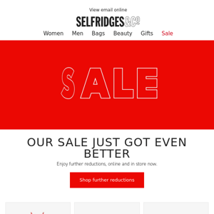 Psst! Our sale just got EVEN better