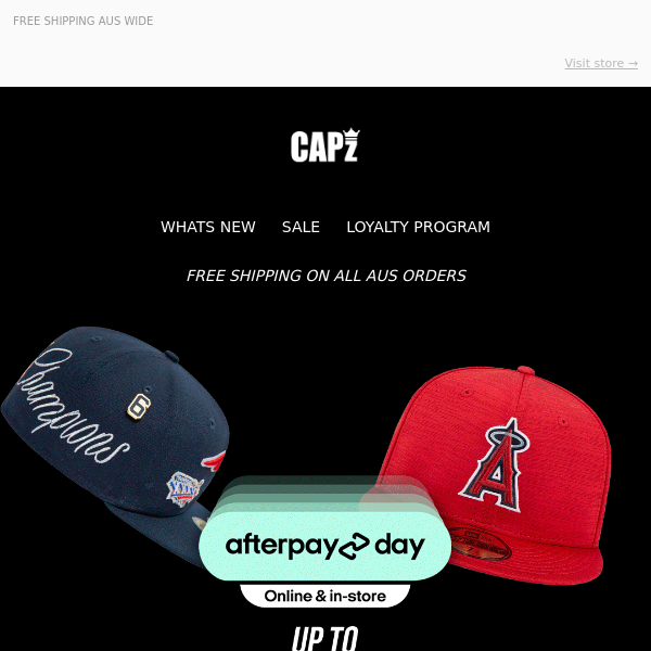 up to 70% OFF AFTERPAY DAY SALE is now LIVE❗️