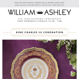 👑 King Charles III Coronation - World-Wide Limited Edition Pieces